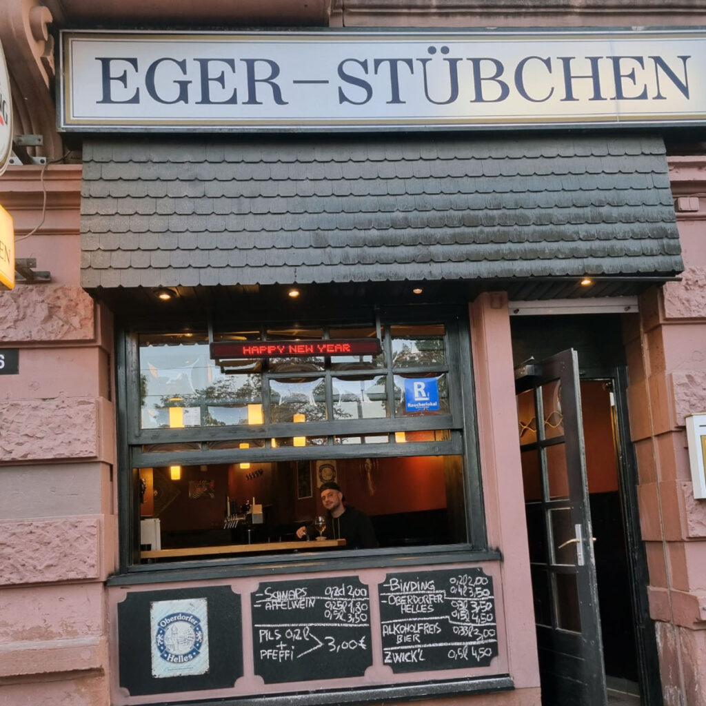 Außenansicht der Eger Stübchen in Frankfurt am Main